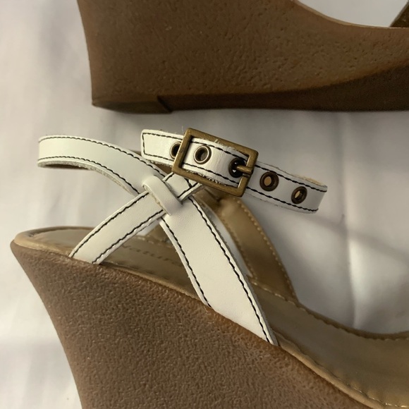 Naturalizer White Strap Wedge Sandal - Picture 7 of 10